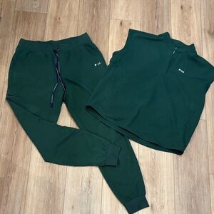 Figs Technical Collection Dark Green Apparel